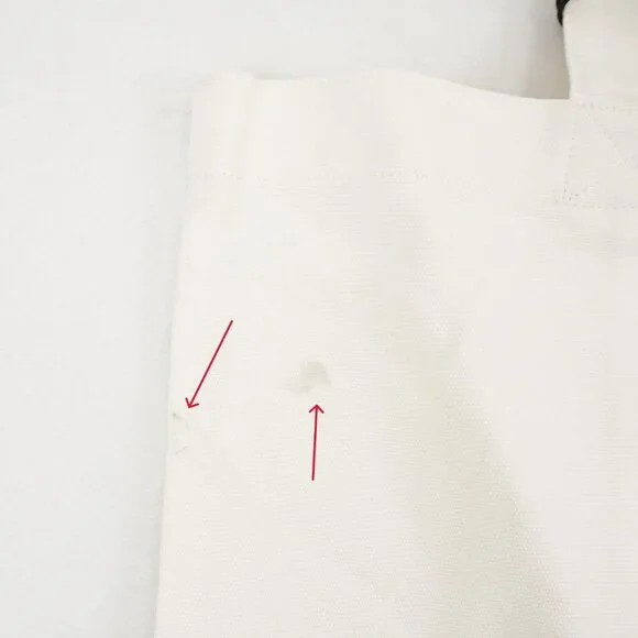 CARHARTT WORK IN PROGRESS Canvas Graphic "Harttbreaker" Large White Tote NWD - Picture 4 of 9